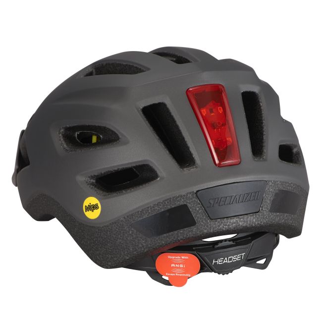 Specialized casca ciclism copii Shuffle Youth LED - gri satin fumuriu/ negru