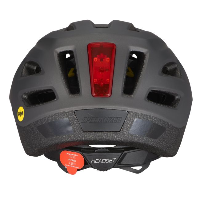 Specialized casca ciclism copii Shuffle Youth LED - gri satin fumuriu/ negru