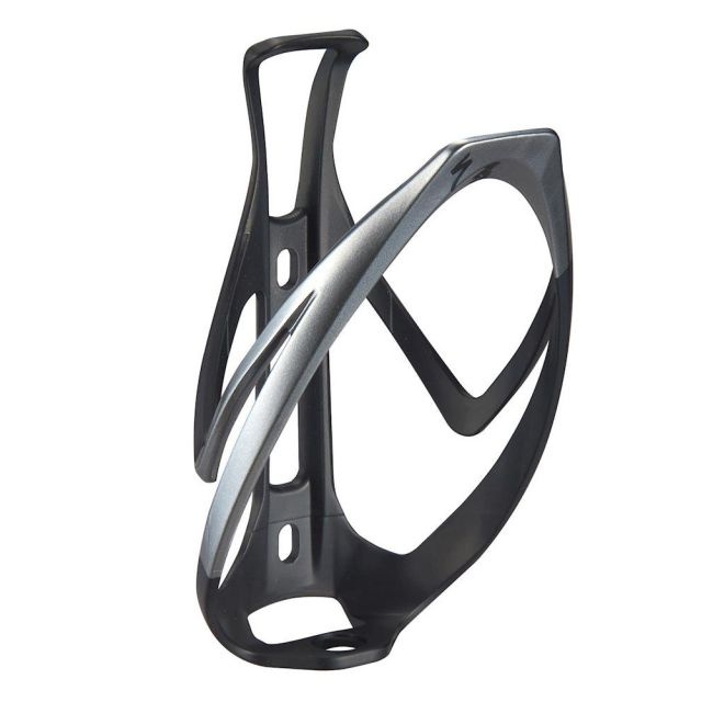 Specialized suport bidon apa bicicleta Rib Cage II - negru mat argintiu
