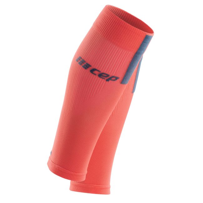 CEP - Compresie gamba barbati Calf Sleeves 3.0 - portocaliu coral gri inchis