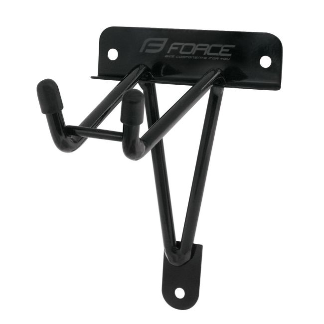 Force - Suport pentru biciclete Force ECO, tip carlig pe perete cu prindere de pedala - negru