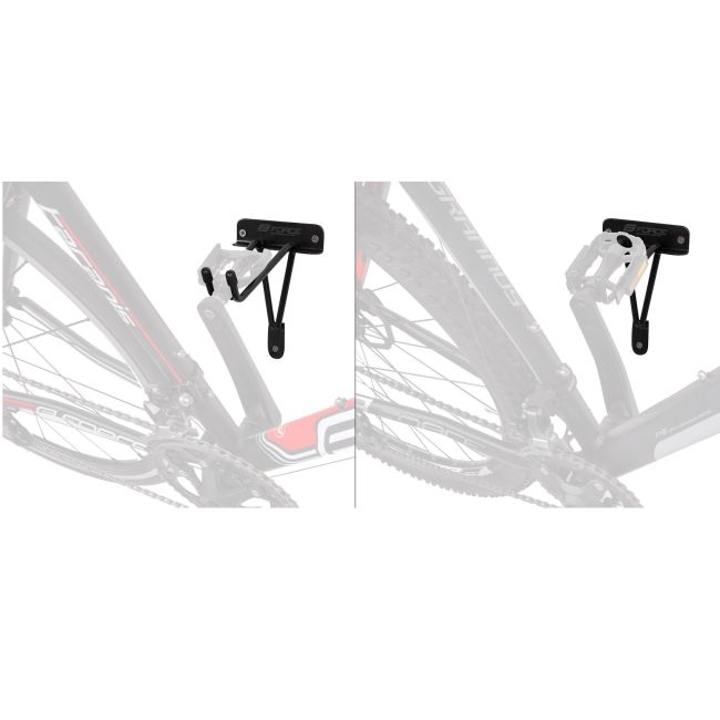 Force - Suport pentru biciclete Force ECO, tip carlig pe perete cu prindere de pedala - negru