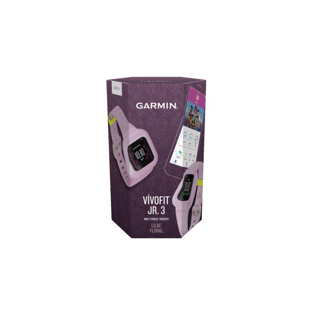 Garmin - Vivofit Jr. 3 - Lilac Floral - ceas copii