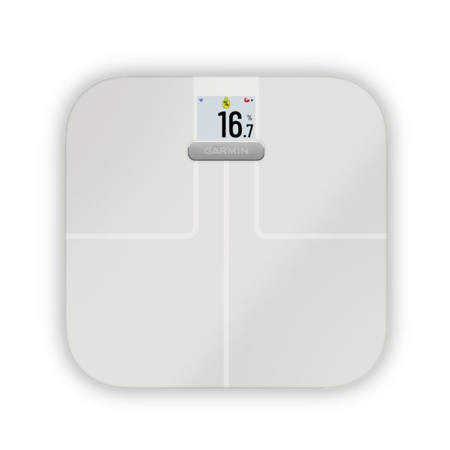 Garmin Index S2 Cântar Inteligent Alb | Analiză Corporală - alb
