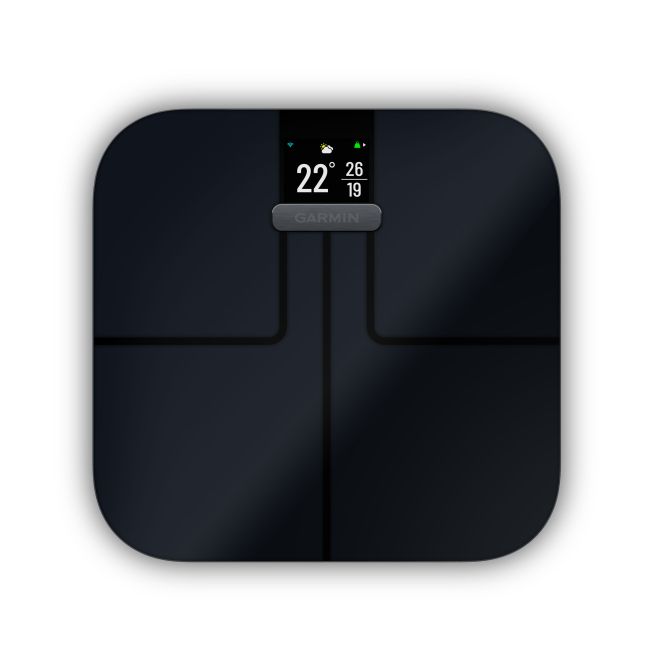Garmin Index S2 Cântar Inteligent negru | Analiză Corporală