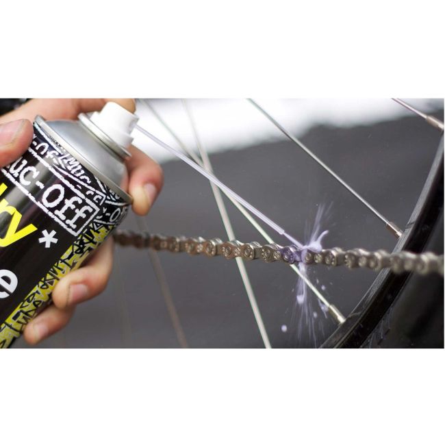 Muc-Off - Lubrifiant lant bicicleta Dry Weather Chain Lube PTFE Aerosol 400ml