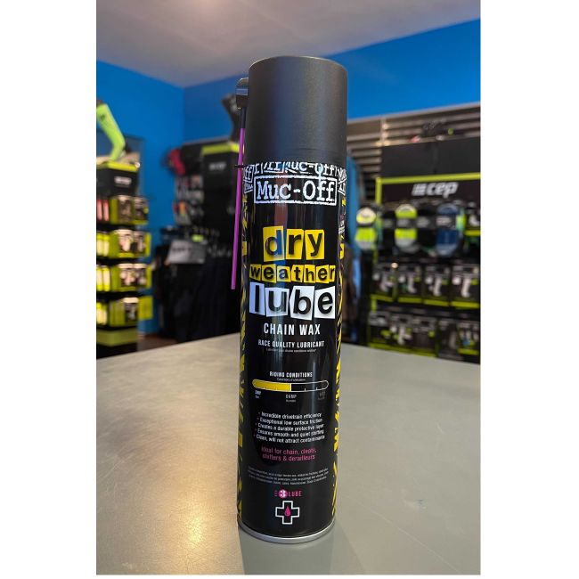 Muc-Off - Lubrifiant lant bicicleta Dry Weather Chain Lube PTFE Aerosol 400ml
