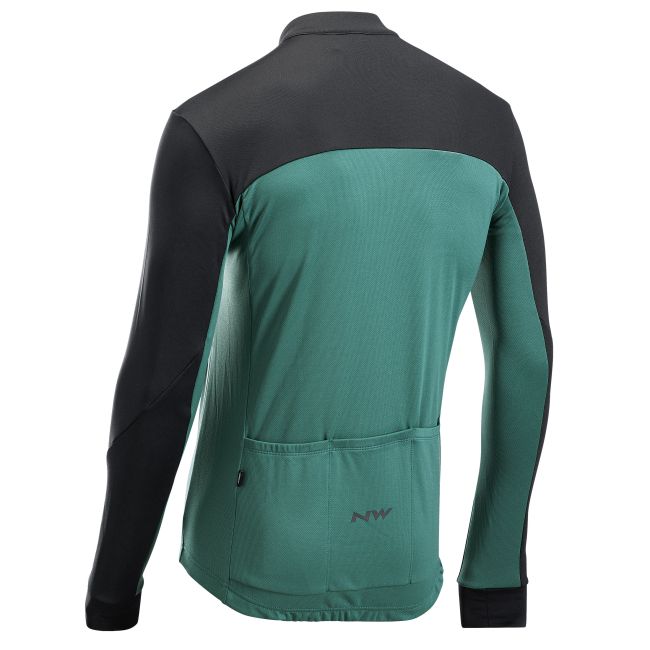 Northwave - bluza ciclism barbati maneca lunga Force 2 - negru verde