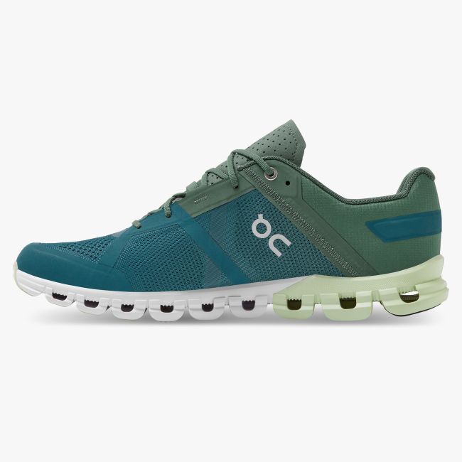 On Cloudflow pantofi alergare barbati - albastru verde petrol