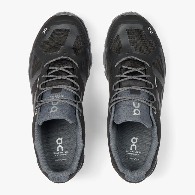 On Cloudventure Waterproof - negru graphit