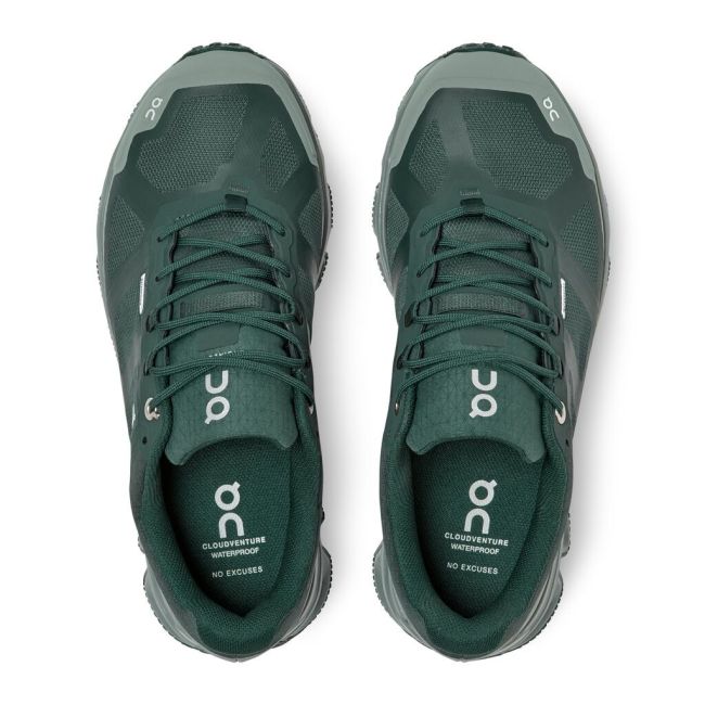 On Cloudventure Waterproof femei - verde ienupar