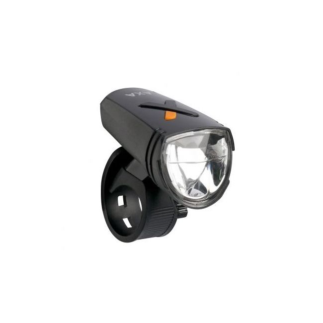 AXA - Lumina bicicleta fata (far fata) Greenline, 15 lux USB, 1 led - negru