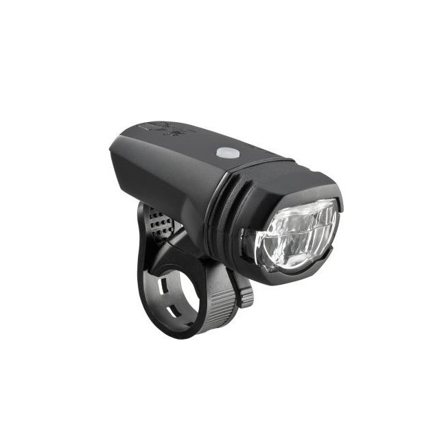 AXA - Lumina bicicleta fata (far fata) Greenline, 50 lux USB, 1 led - negru