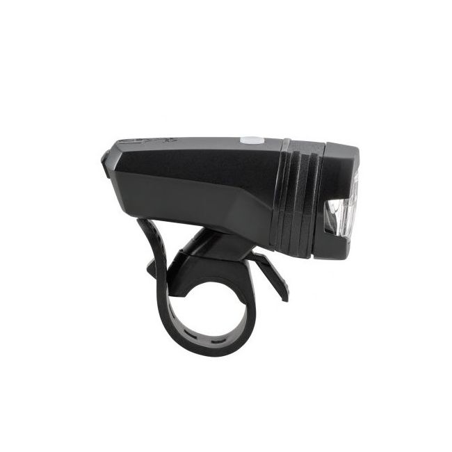 AXA - Lumina bicicleta fata (far fata) Greenline, 50 lux USB, 1 led - negru