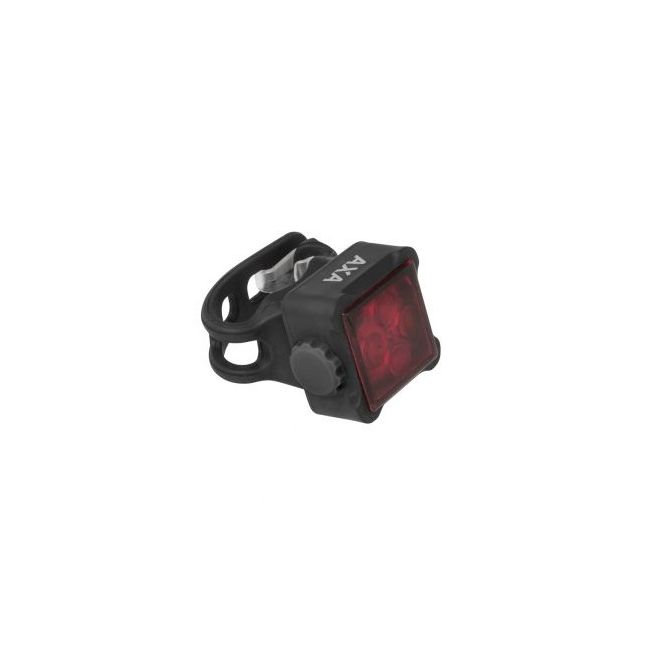 AXA - Set lumini pentru bicicleta (Far + stop) Niteline 44-R/USB, 1 led - negru