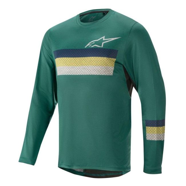 Alpinestars - Bluza cu maneca lunga Alps 6.0 LS - verde smarald melanj