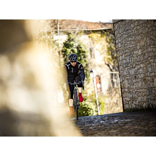 Castelli Bluza corp cu maneca lunga femei Flanders Warm LS - gri