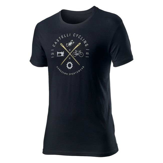 Castelli Tricou ciclism cu maneca scurta Sarto Tee - negru