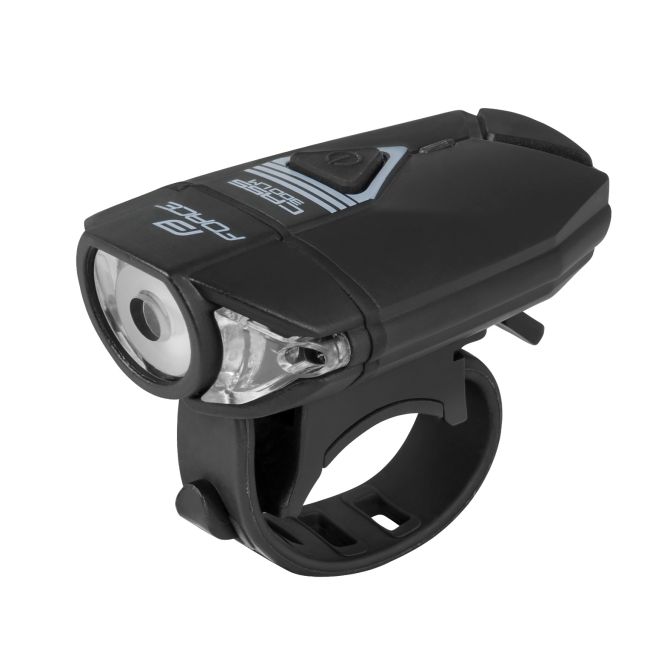 Force - Lumina bicicleta fata (far fata) Force CASS, 300 lumeni, incarcare USB - negru
