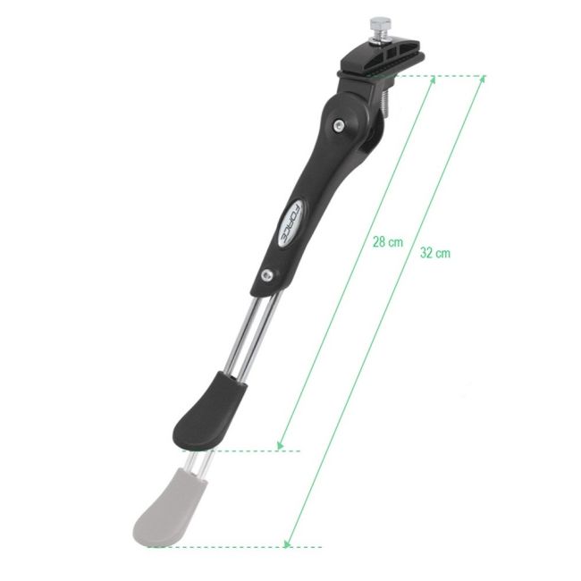 Force - Suport sprijin Lux  24-29" cu montare centrala, sub cadru - negru