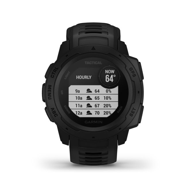 Garmin - Instinct Tactical - negru - ceas inteligent tactic cu GPS cu functii avansate pentru sport