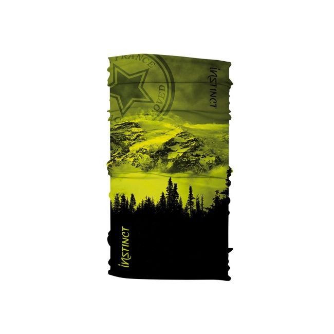 Instinct Necktube Black Mountain esarfa tip buff - negru verde
