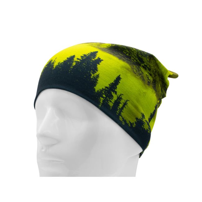 Instinct Necktube Black Mountain esarfa tip buff - negru verde