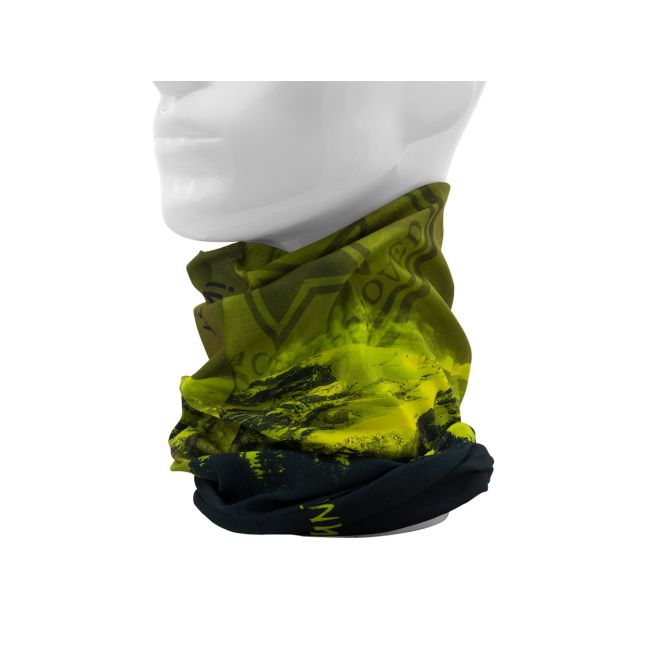 Instinct Necktube Black Mountain esarfa tip buff - negru verde