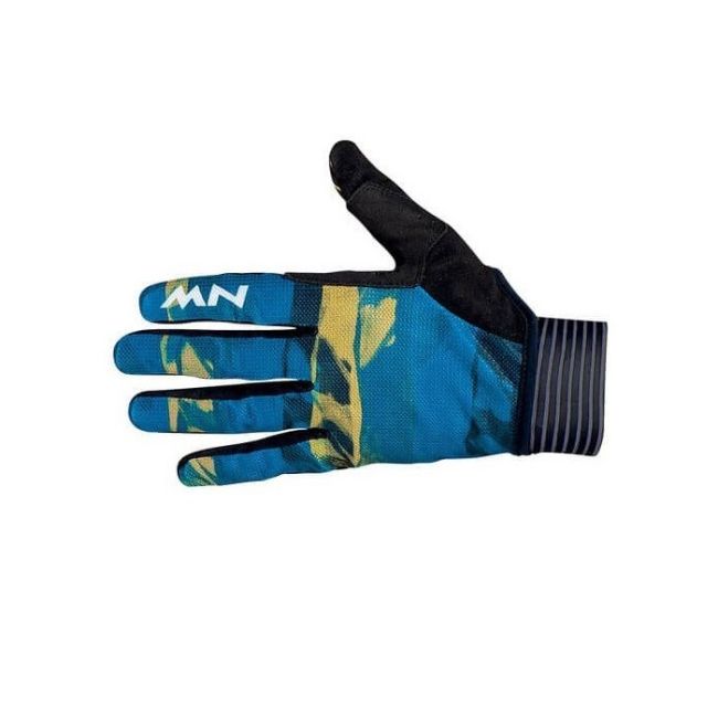 Northwave manusi ciclism degete lungi Air LF full fingers - negru albastru kaki