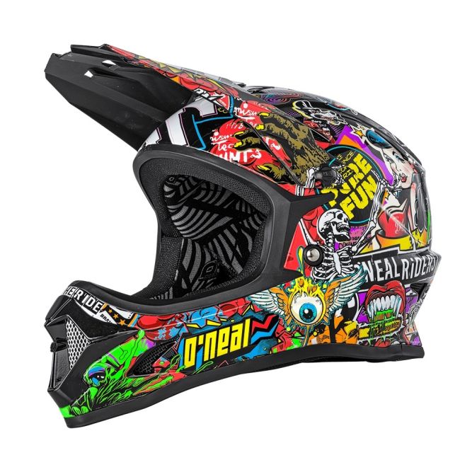 O-Neal - Casca Integrala pentru copii Backflip Youth Crank - multicolora