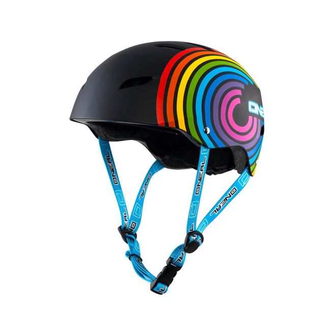 O-Neal - Casca pentru copii Dirt Lid Rainbow - negru multicolor
