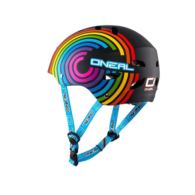 O-Neal - Casca pentru copii Dirt Lid Rainbow - negru multicolor