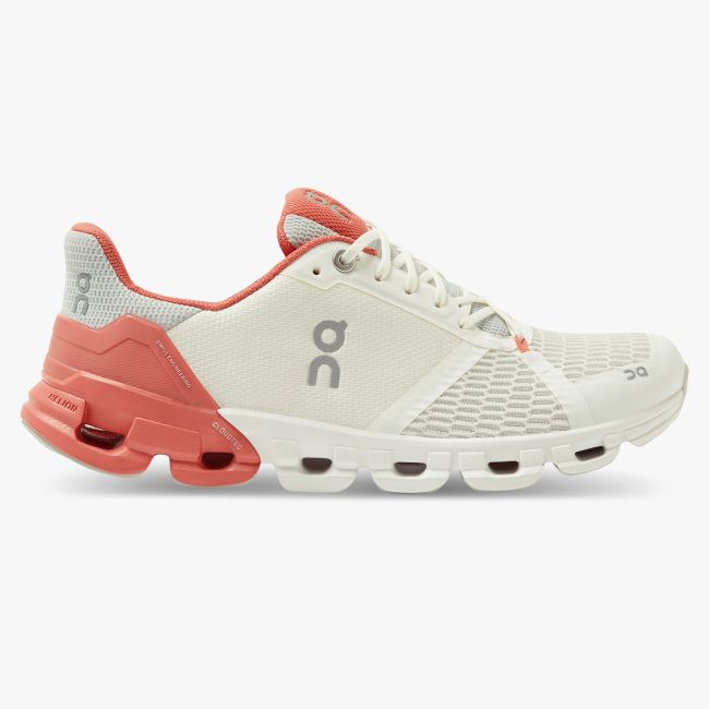 On Cloud Cloudflyer - pantofi alergare pentru femei - white/coral