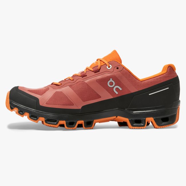 On Cloud Cloudventure Waterproof - pantofi alergare pentru barbati - portocaliu Rust