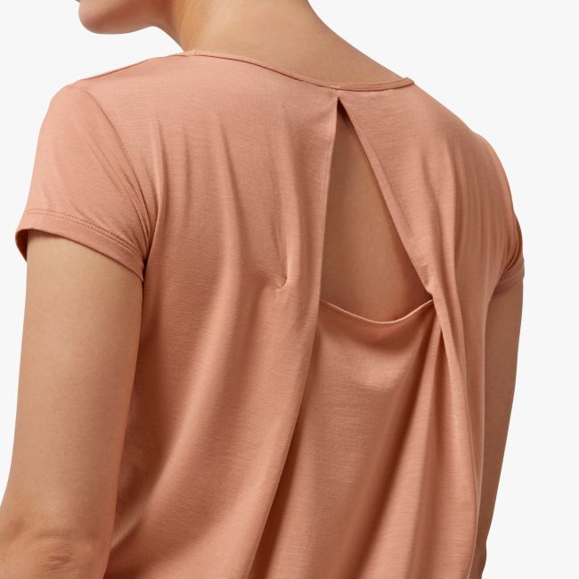 On Cloud On Active-T Breathe - tricou de alergare pentru femei - portocaliu blush