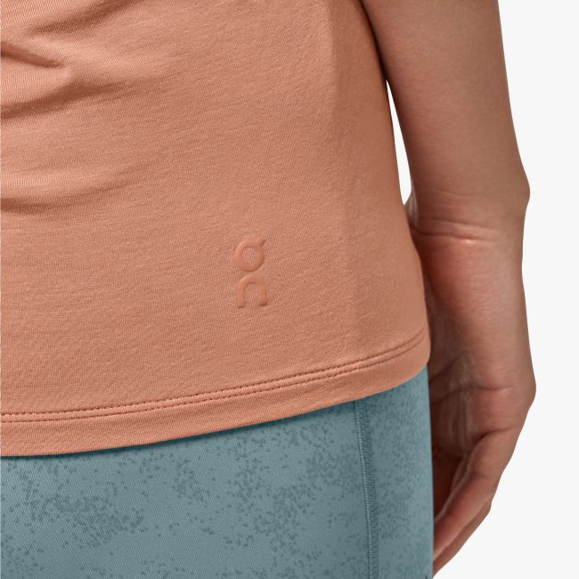 On Cloud On Active-T Breathe - tricou de alergare pentru femei - portocaliu blush