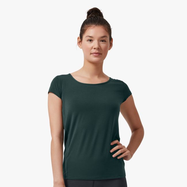 On Cloud On Active-T Breathe - tricou de alergare pentru femei - verde ivy