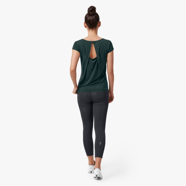 On Cloud On Active-T Breathe - tricou de alergare pentru femei - verde ivy