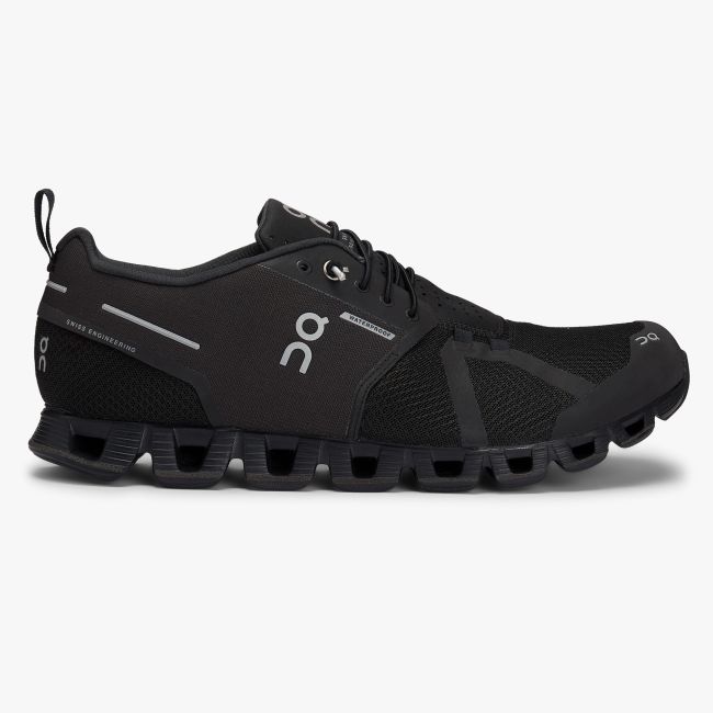 On Cloud Waterproof - pantofi alergare pentru barbati - Black Lunar