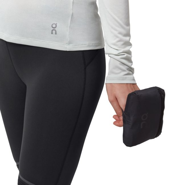 On Cloud Weather Running Jacket - jacketa de alergare vant / ploaie pentru femei - Black Pebble