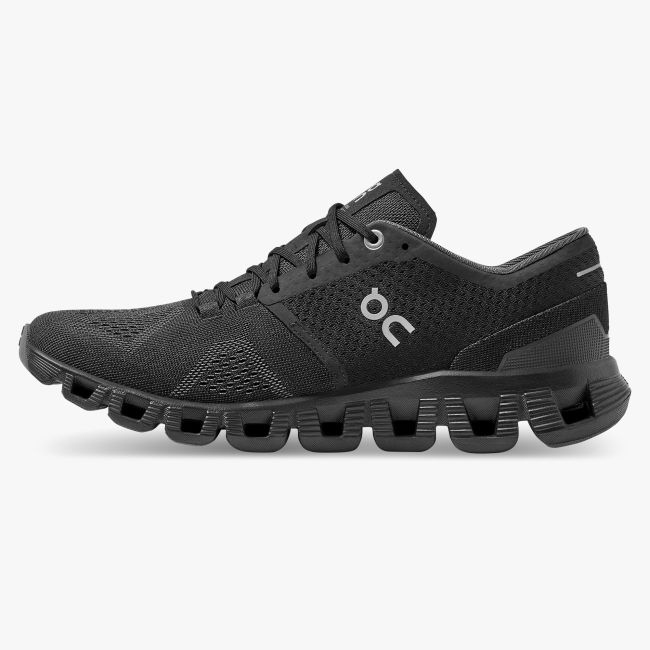 On Cloud X - pantofi alergare pentru femei - Black Asphalt