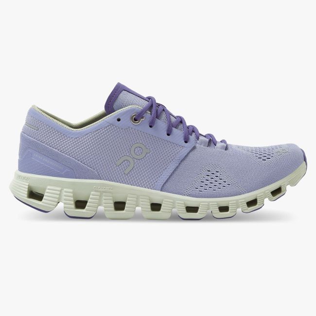 On Cloud X - pantofi alergare pentru femei - Mov Lavender/ Ice