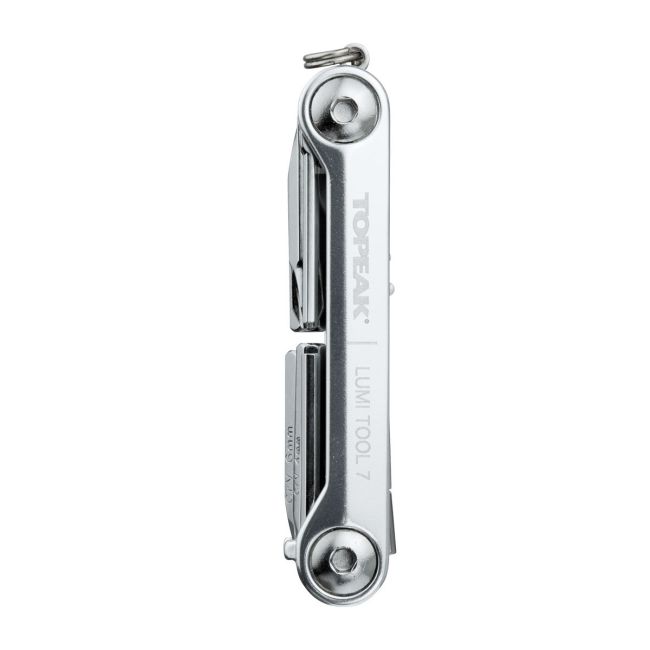 Topeak - set chei bicicleta Lumitool 7 multitool cu LED, 7 functii - argintiu
