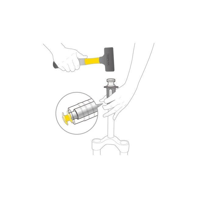 Topeak Unealta Instalare Floare Furca Nut Setter - black