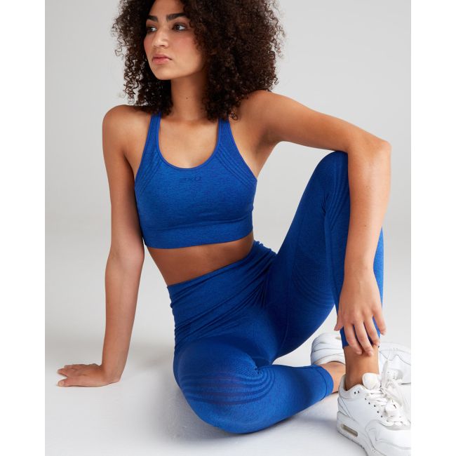 2XU - Bustiera sport pentru femei Engineered Bra - albastra