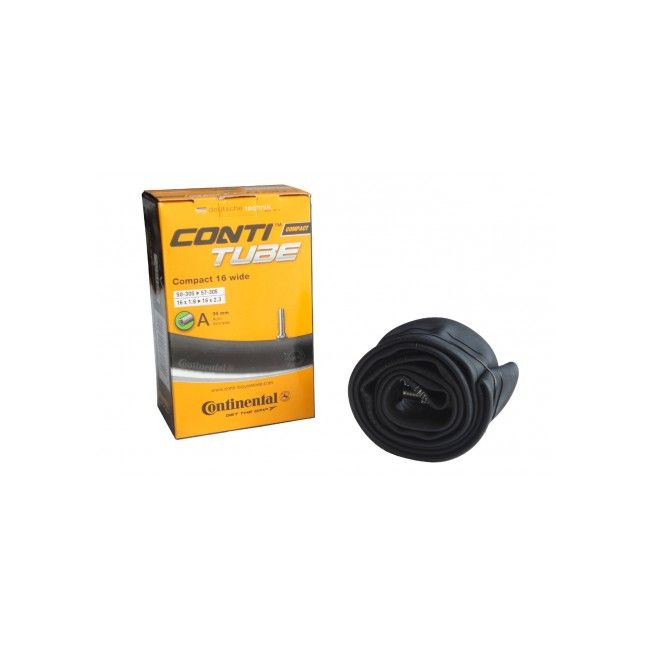 Continental - camera bicicleta Compact 16 Wide 16x1.9-16x2.3 - 50/57-305 - valva auto 34mm