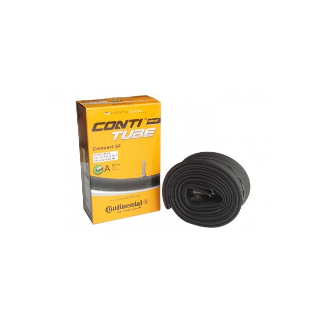Continental - camera bicicleta Compact 24 Wide 24x1.25 - 24x1.75x2 - 32/47-507/544 - valva auto 34mm