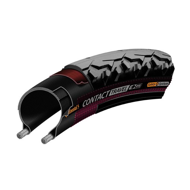 Continental anvelopa Contact Travel 47-559 - 26x1.75, negru