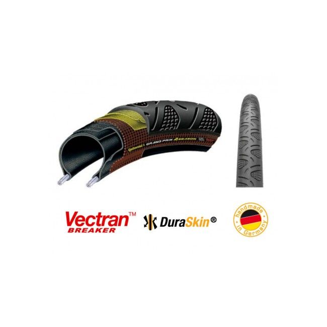 Continental anvelopa pliabila Grand Prix 4season - 700 x 25C - 25-622, negru