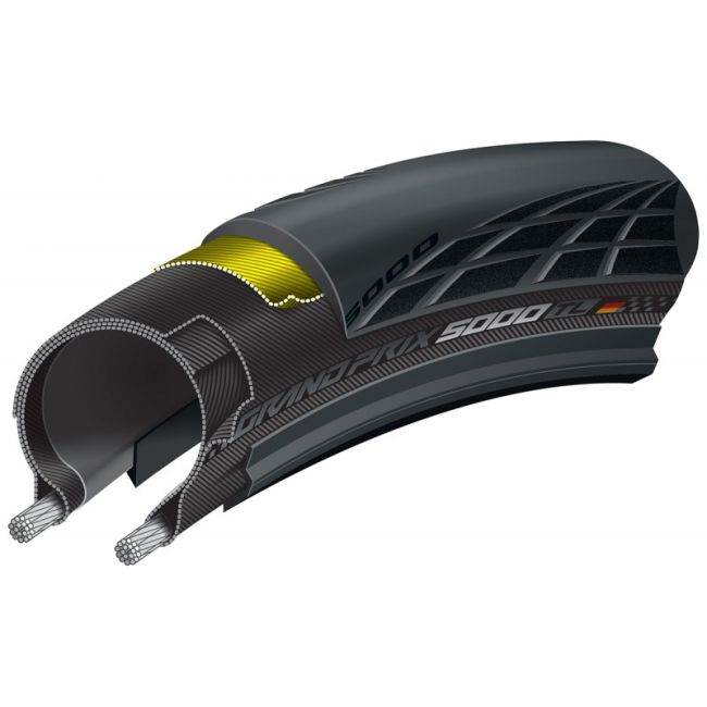 Continental anvelopa pliabila pentru sosea Grand Prix 5000 TL - 700x28C - 28-622